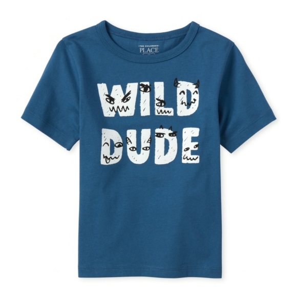 The Children's Place Other - NWT Children’s Place Boys “WILD DUDE” T-Shirt 2T